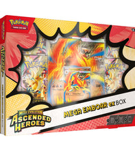 Load image into Gallery viewer, *PRE-ORDER* Pokemon TCG - Ascended Heroes Mega Meganium ex Box, Mega Emboar ex Box, or Mega Feraligatr ex Box
