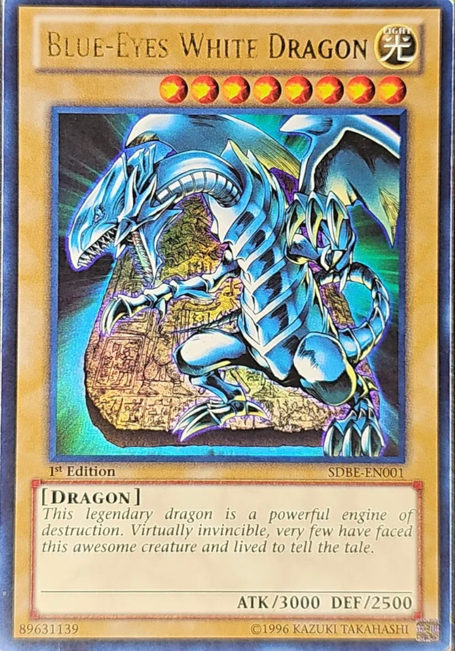 YuGiOh! TCG BlueEyes White Dragon SDBEEN001 Cardcollectors