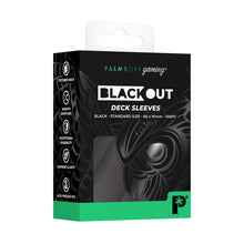 Load image into Gallery viewer, Palms Off Gaming Blackout Deck Sleeves 100pc (Choose your colour)