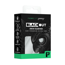 Load image into Gallery viewer, Palms Off Gaming Blackout Deck Sleeves 100pc (Choose your colour)
