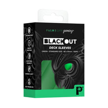 Load image into Gallery viewer, Palms Off Gaming Blackout Deck Sleeves 100pc (Choose your colour)