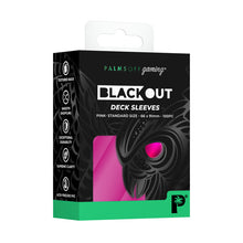 Load image into Gallery viewer, Palms Off Gaming Blackout Deck Sleeves 100pc (Choose your colour)