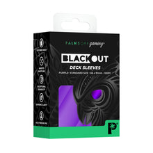 Load image into Gallery viewer, Palms Off Gaming Blackout Deck Sleeves 100pc (Choose your colour)