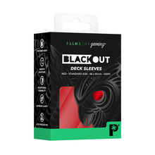 Load image into Gallery viewer, Palms Off Gaming Blackout Deck Sleeves 100pc (Choose your colour)