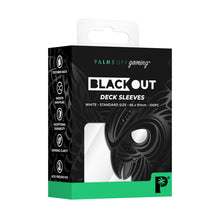 Load image into Gallery viewer, Palms Off Gaming Blackout Deck Sleeves 100pc (Choose your colour)
