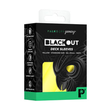 Load image into Gallery viewer, Palms Off Gaming Blackout Deck Sleeves 100pc (Choose your colour)