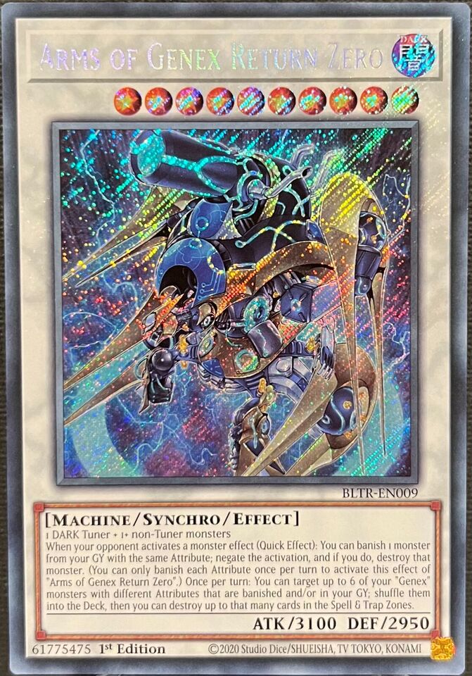 Yu-Gi-Oh! TCG - Arms of Genex Return Zero BLTR-EN009 Cardcollectors Yu-Gi-Oh! TCG - Arms of Genex Return Zero BLTR-EN009 Cardcollectors