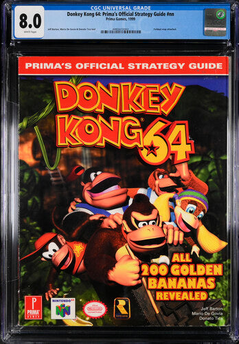 Donkey Kong 64: Prima's Official Strategy Guide CGC 8.0