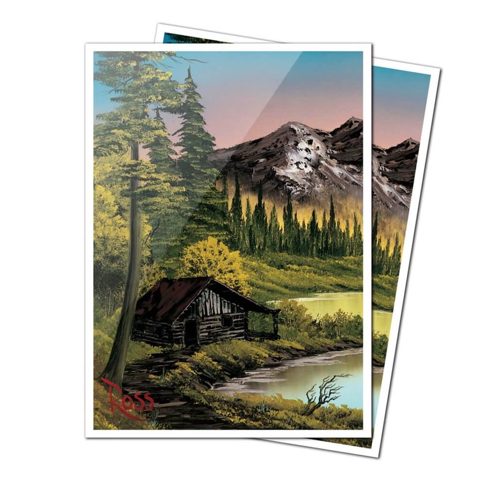 ULTRA PRO - Bob Ross Collection Mountain Retreat Apex Deck Protector Sleeves