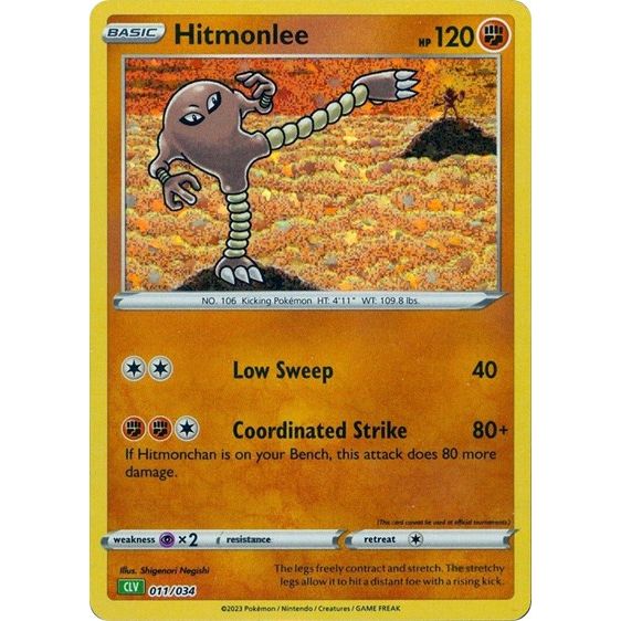 Pokemon TCG - Hitmonlee #011