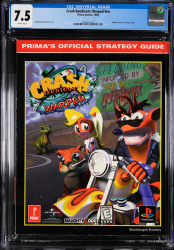 Crash Bandicoot: Warped Guide CGC 7.5