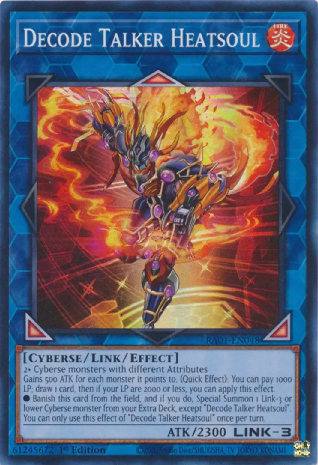 Yu-Gi-Oh! TCG - Decode Talker Heatsoul RA01-EN048