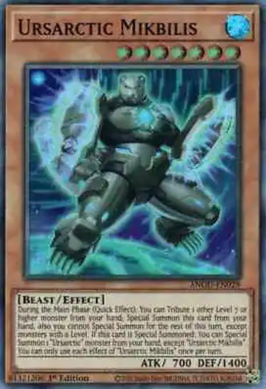 Yu-Gi-Oh! TCG - Ursarctic Mikbilis ANGU-EN029