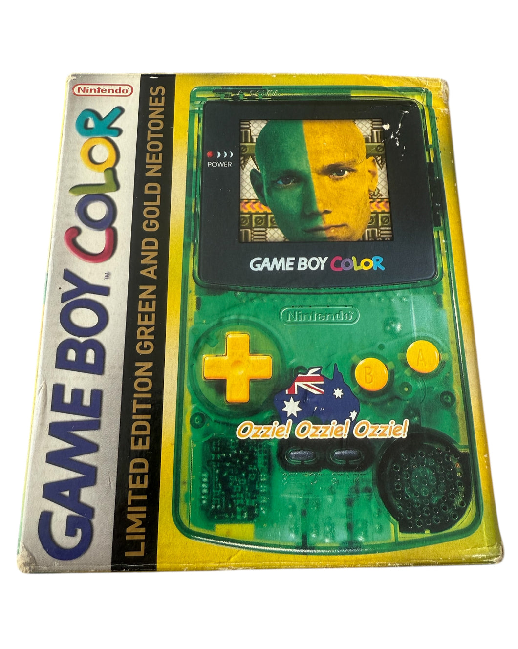 Nintendo Game Boy Color Limited Edition Green and Gold Neotones