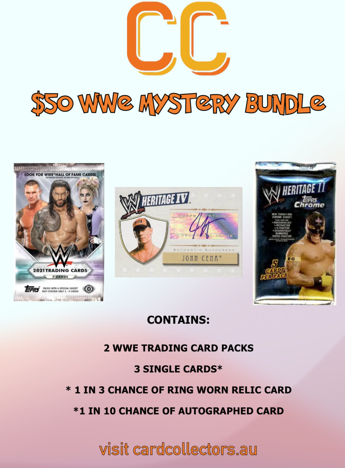 $50 WWE TCG Expo Bundle