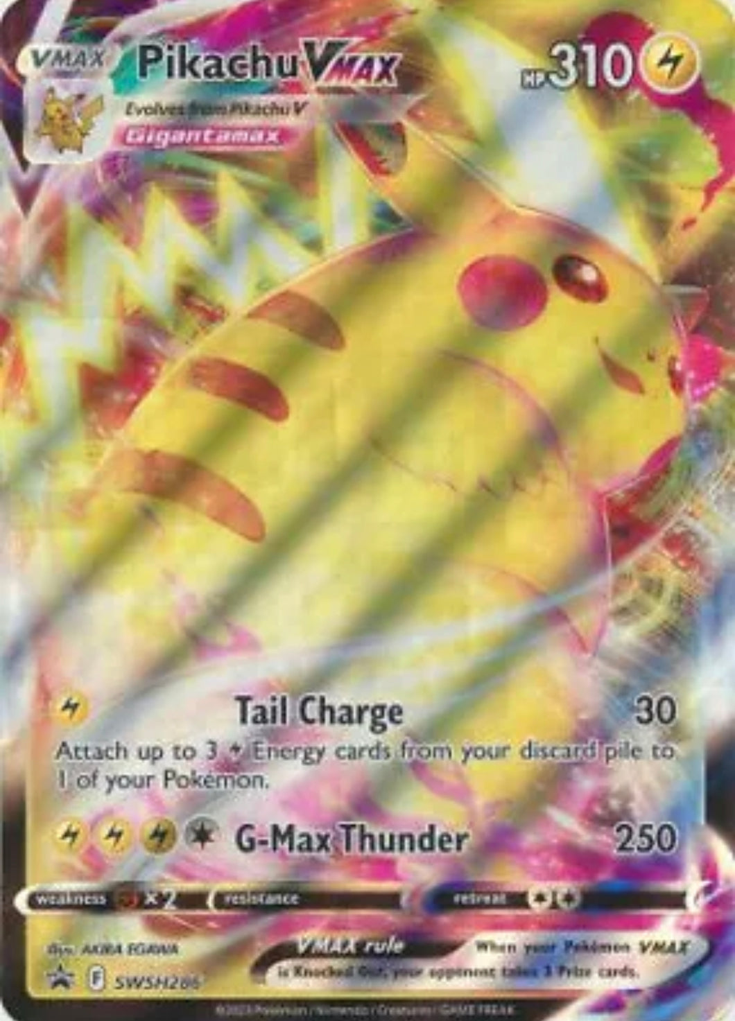 Pokemon TCG - Jumbo Pikachu VMAX #SWSH286