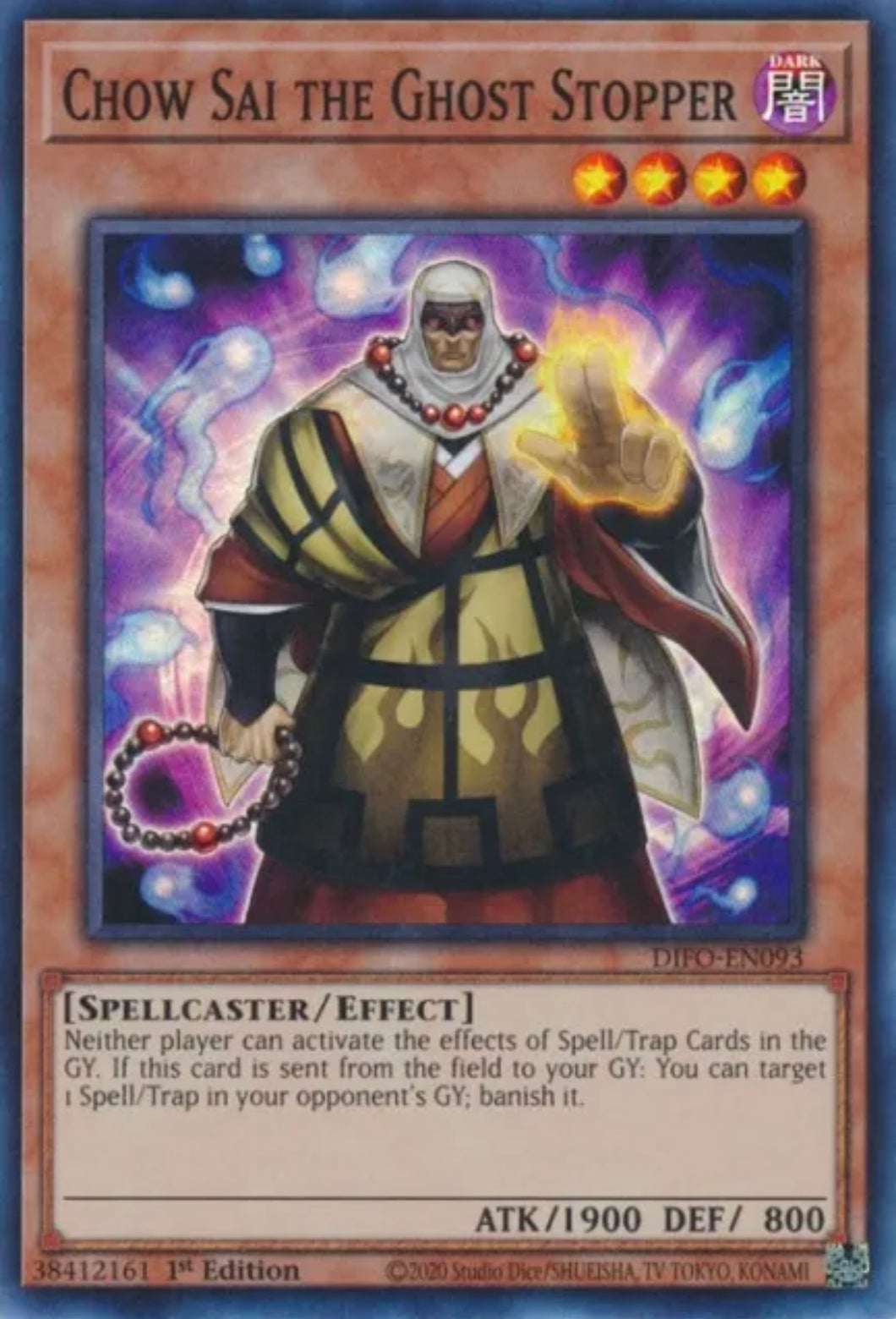 Yu-Gi-Oh! TCG - Chow Sai the Ghost Stopper DIFO-EN093