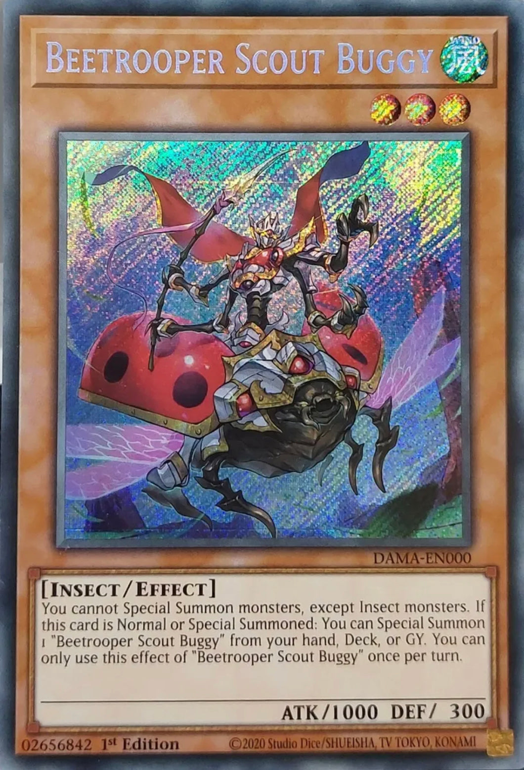 Yu-Gi-Oh! TCG - Beetrooper Scout Buggy DAMA-EN000