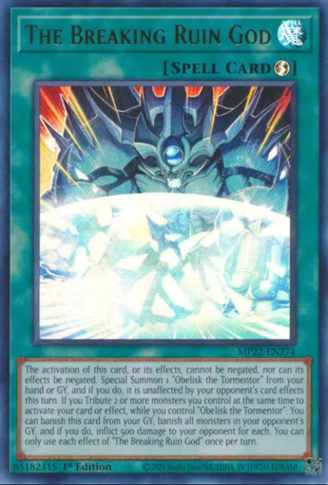 Yu-Gi-Oh! TCG - The Breaking Ruin God MP22-EN274