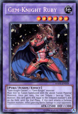 Yu-Gi-Oh! TCG - Gem-Knight Ruby HA05-EN019