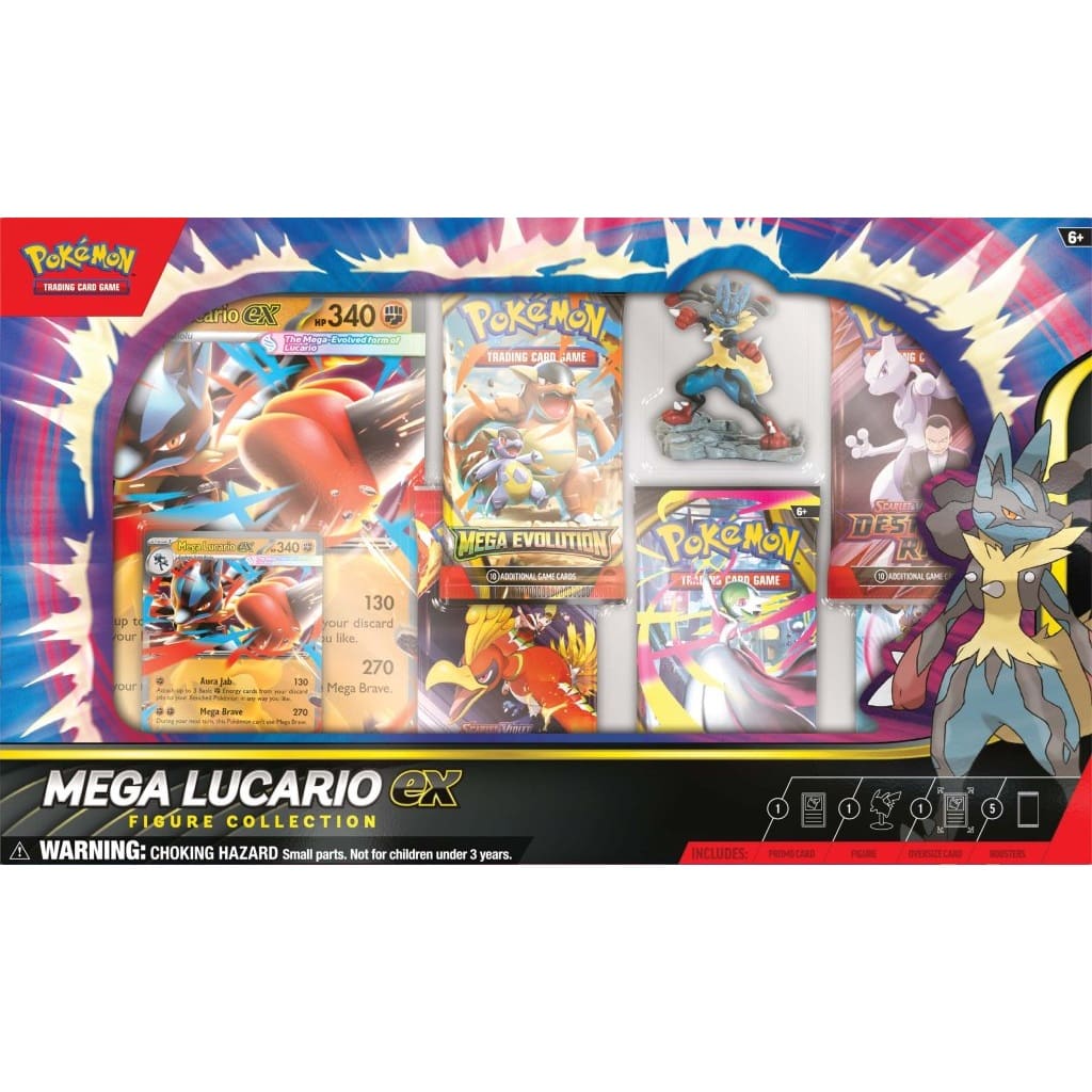 Pokemon TCG - Mega Lucario ex Figure Box