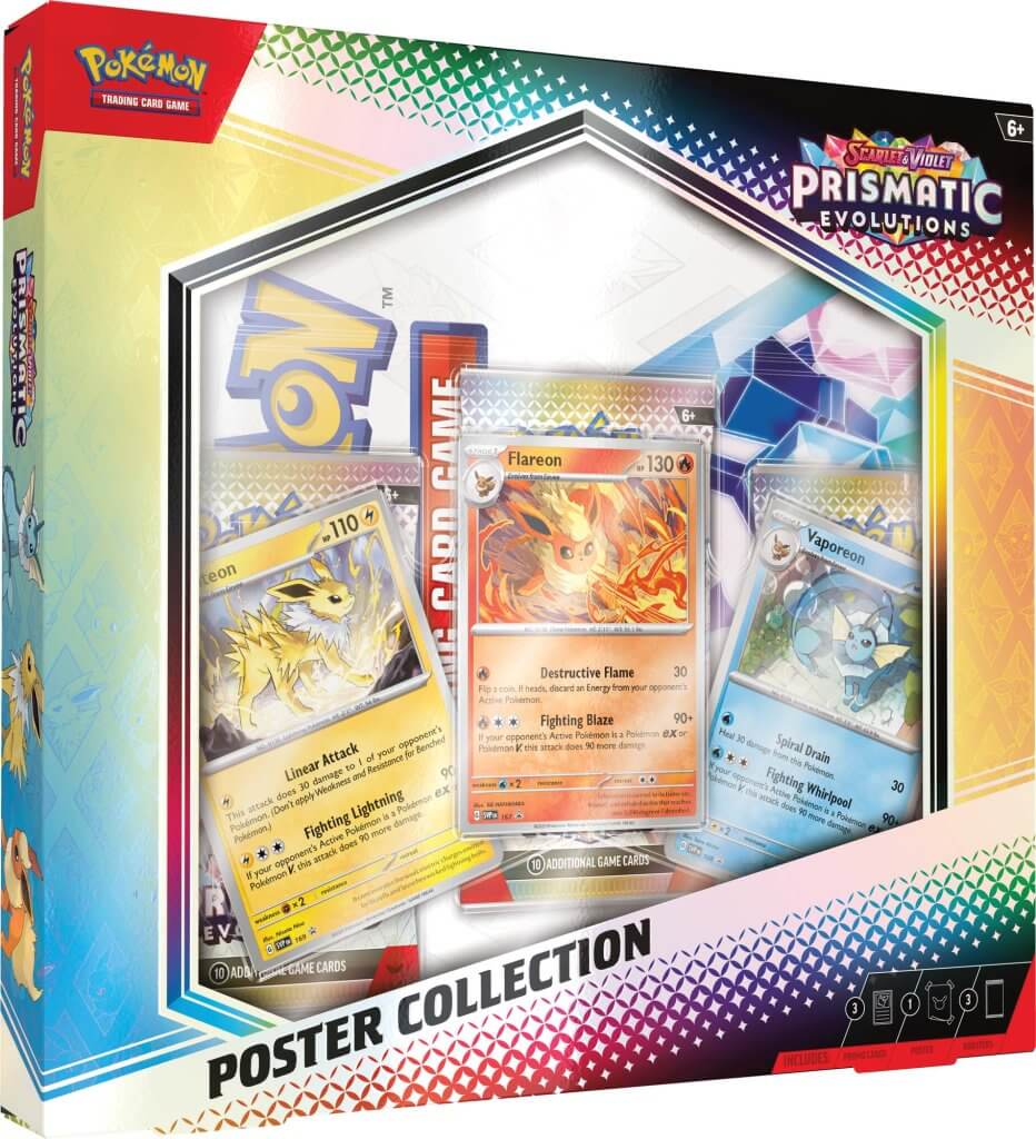 *PRE-ORDER* Pokémon TCG - Scarlet & Violet 8.5 Prismatic Evolutions Poster Collection