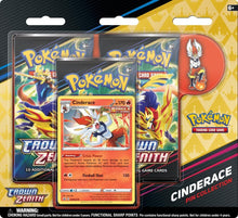Load image into Gallery viewer, Pokemon TCG - Crown Zenith Pin Blister Artset (3 Blisters)
