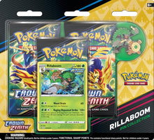 Load image into Gallery viewer, Pokemon TCG - Crown Zenith Pin Blister Artset (3 Blisters)
