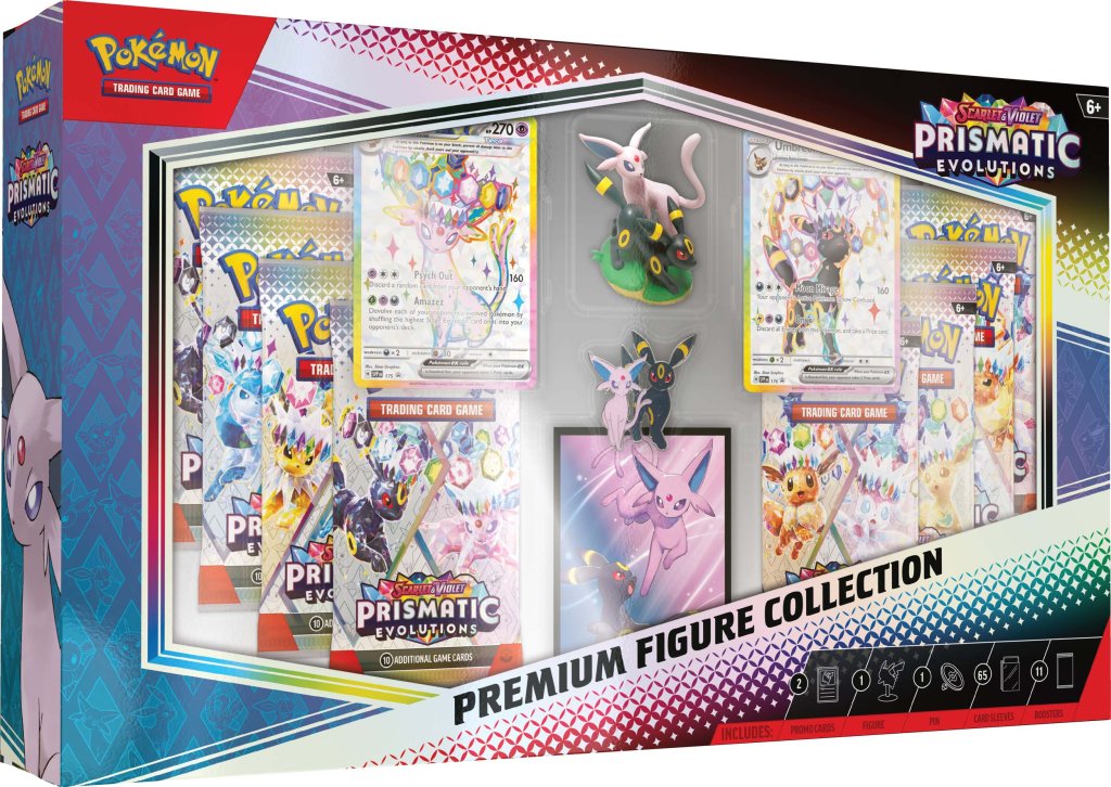 *PRE-ORDER* Pokemon TCG - Scarlet & Violet Prismatic Evolutions Premium Figure Collection