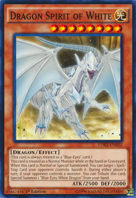 Yu-Gi-Oh! TCG - Dragon Spirit of White LDK2-ENK02