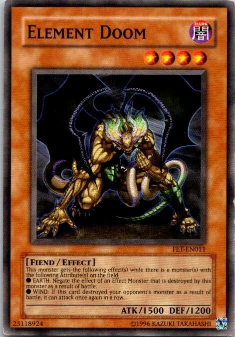 Yu-Gi-Oh! TCG - Elemental Doom FET-EN011