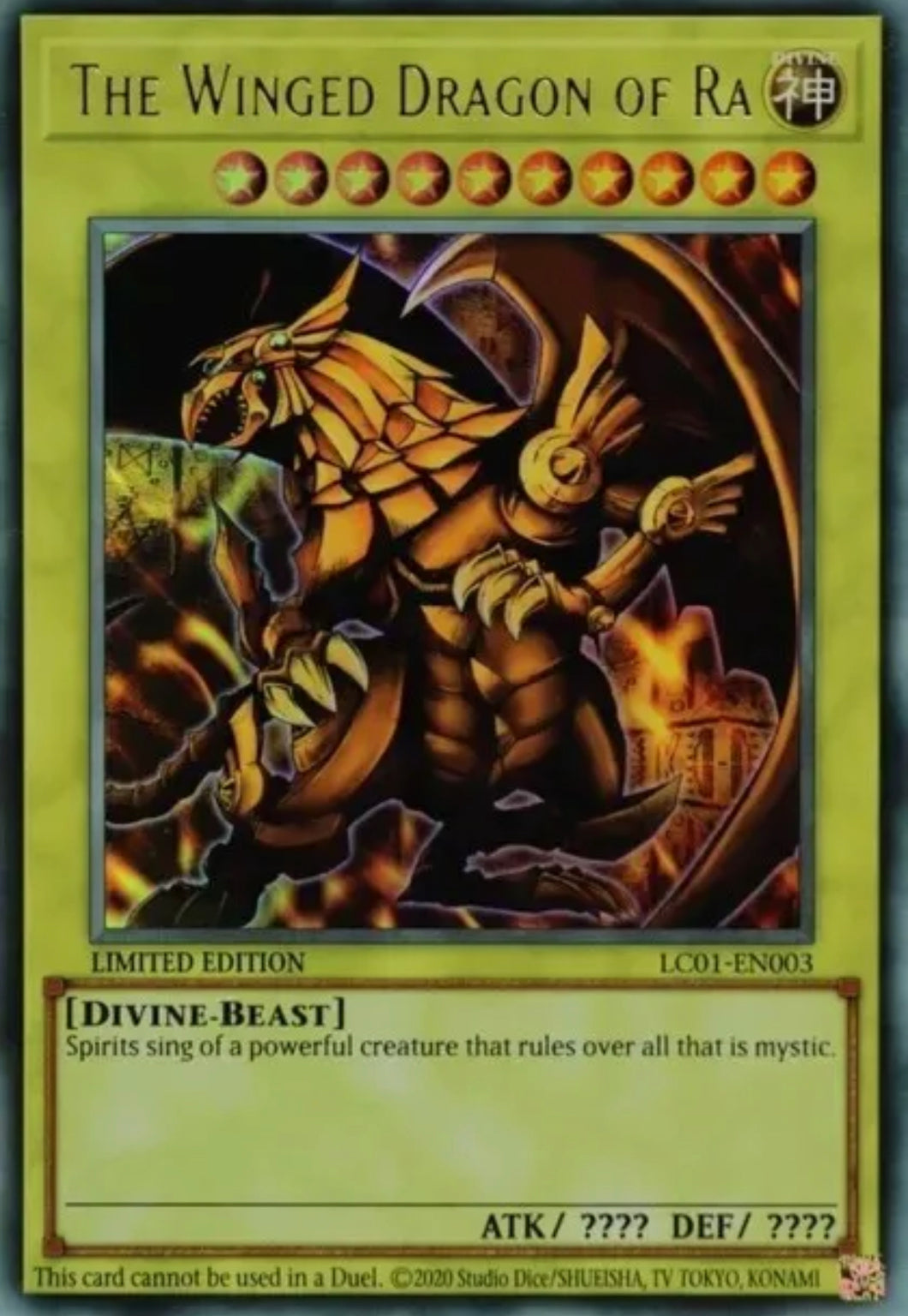 Yu-Gi-Oh! TCG - The Winged Dragon of Ra LC01-EN003