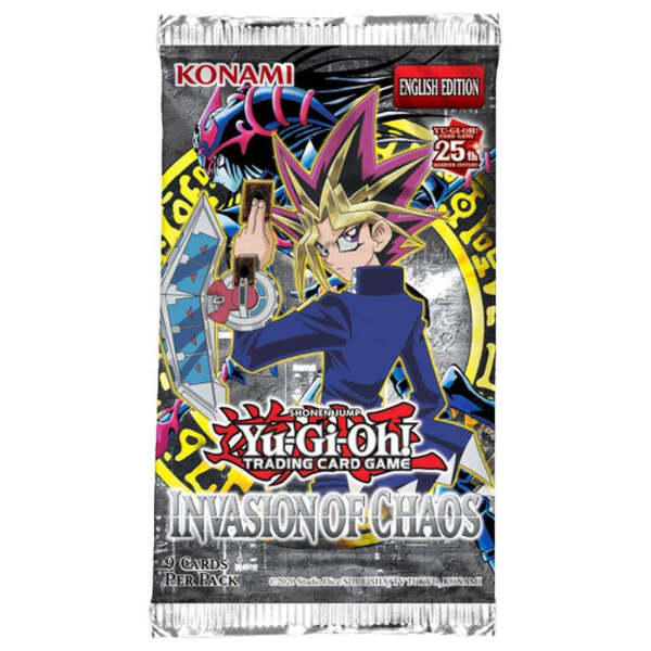 Yu-Gi-Oh! TCG 2023 Reprint - 25th Anniversary Invasion of Chaos Booster Pack