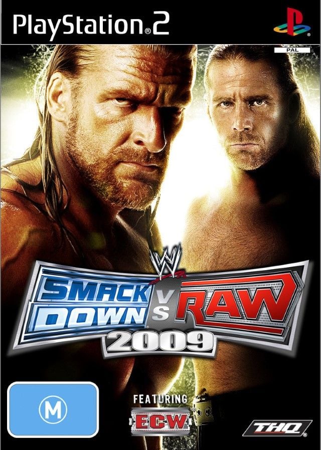 Smackdown vs RAW 2009 (PS2 PAL Game Disc Only)