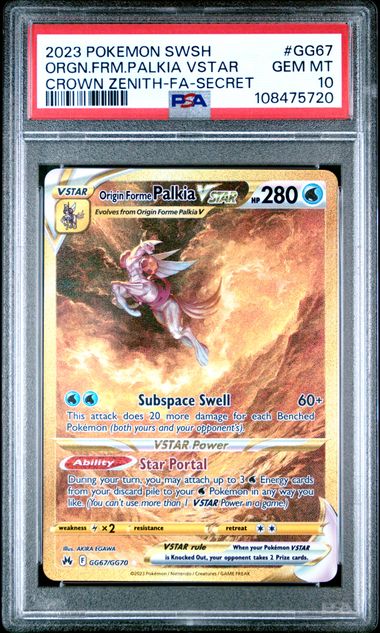 Origin Form Palkia VSTAR PSA 10