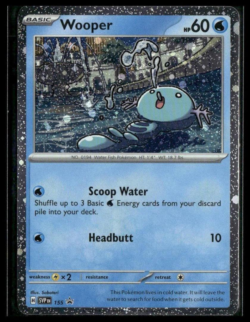 Pokemon TCG - Wooper #155 Promo