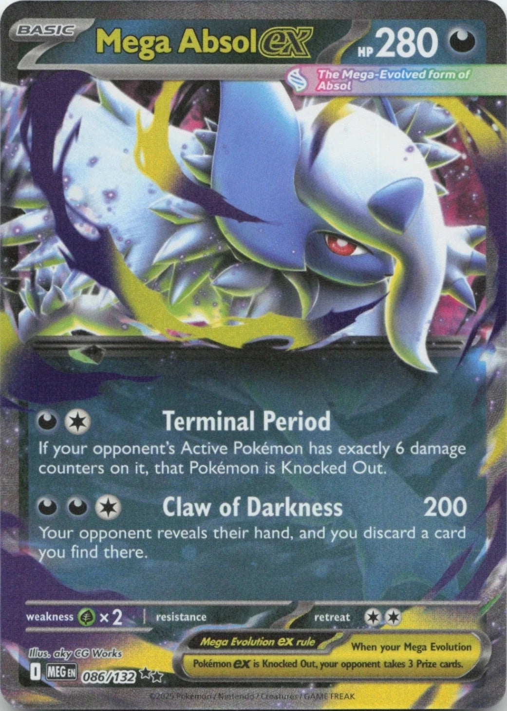 Pokemon TCG - Mega Absol ex #086