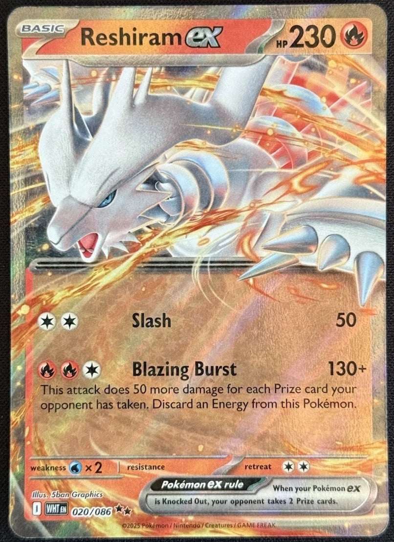 Pokemon TCG - Reshiram ex #020