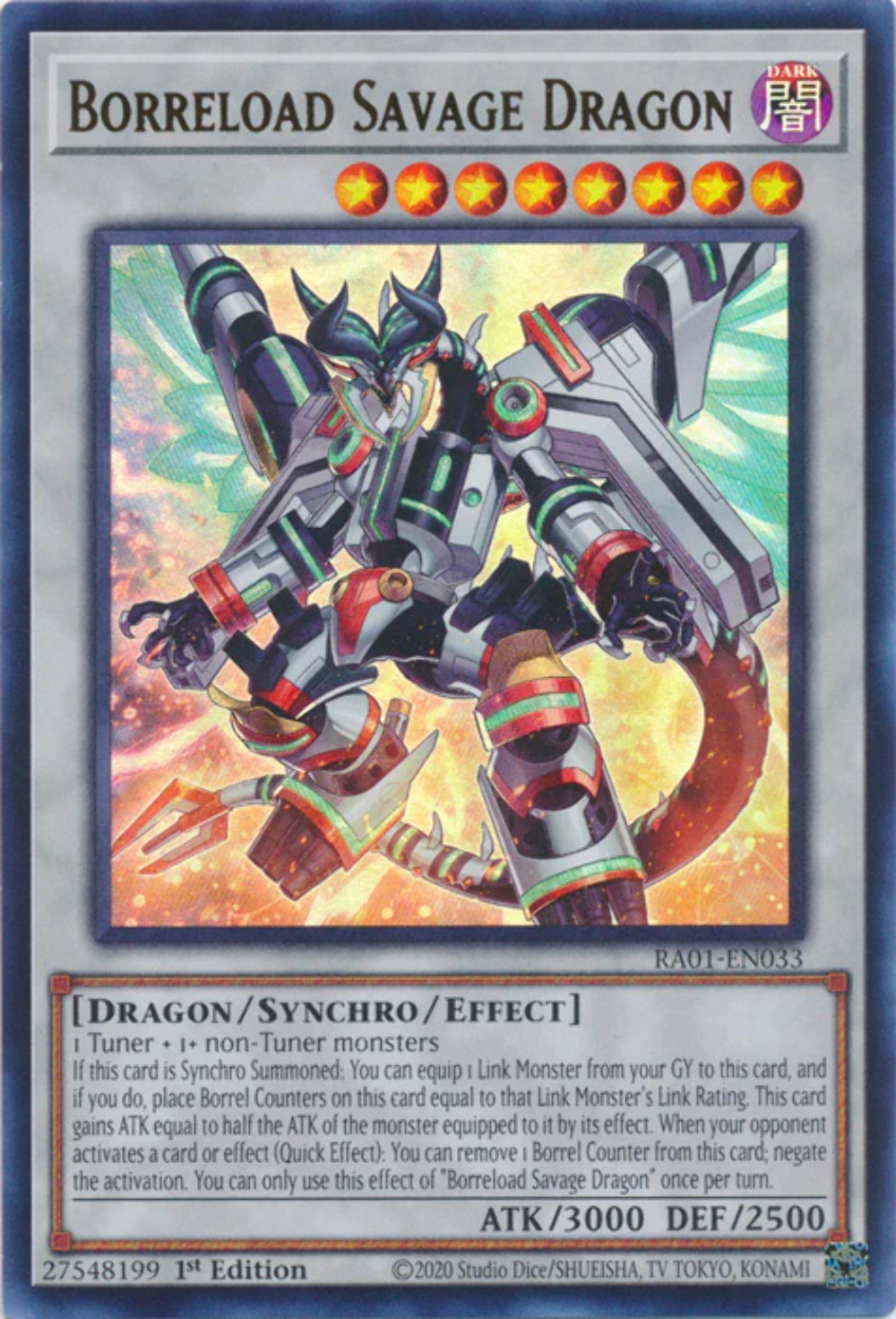 Yu-Gi-Oh! TCG - Borreload Savage Dragon RA01-EN033