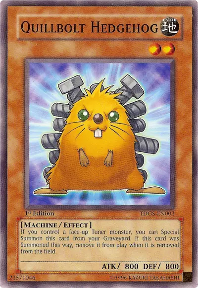Yu-Gi-Oh! TCG - Quillbolt Hedgehog TDGS-EN003
