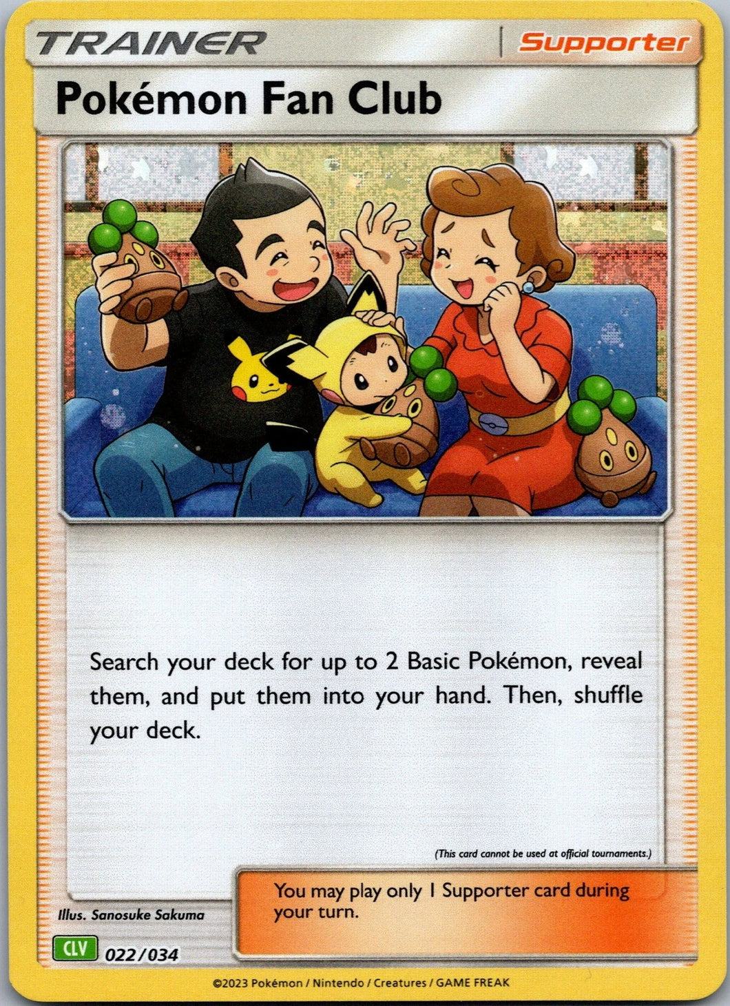 Pokemon TCG - Pokemon Fan Club #022