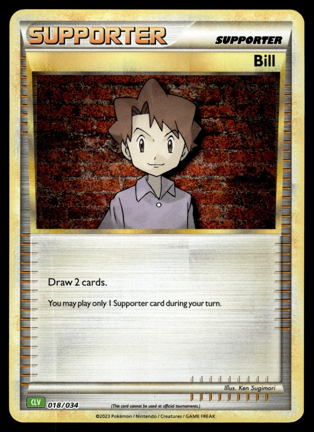 Pokemon TCG - Bill #018