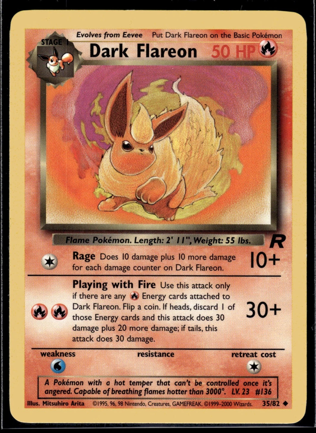 Pokemon TCG - Dark Flareon #35