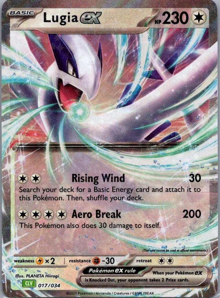 Pokemon TCG - Lugia ex #017
