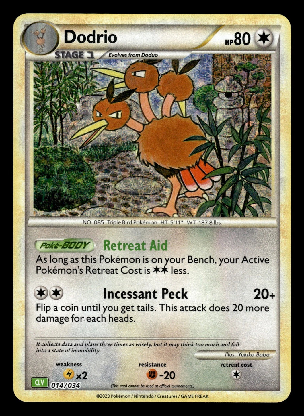 Pokemon TCG - Dodrio #014