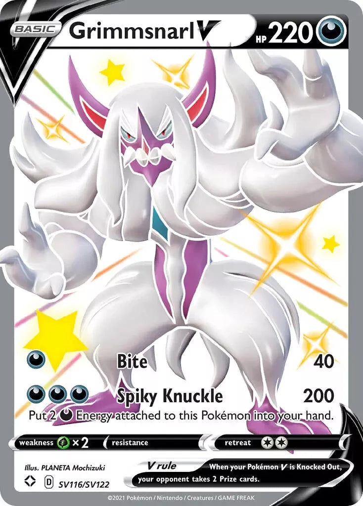 Pokemon TCG - Grimmsnarl V #SV116