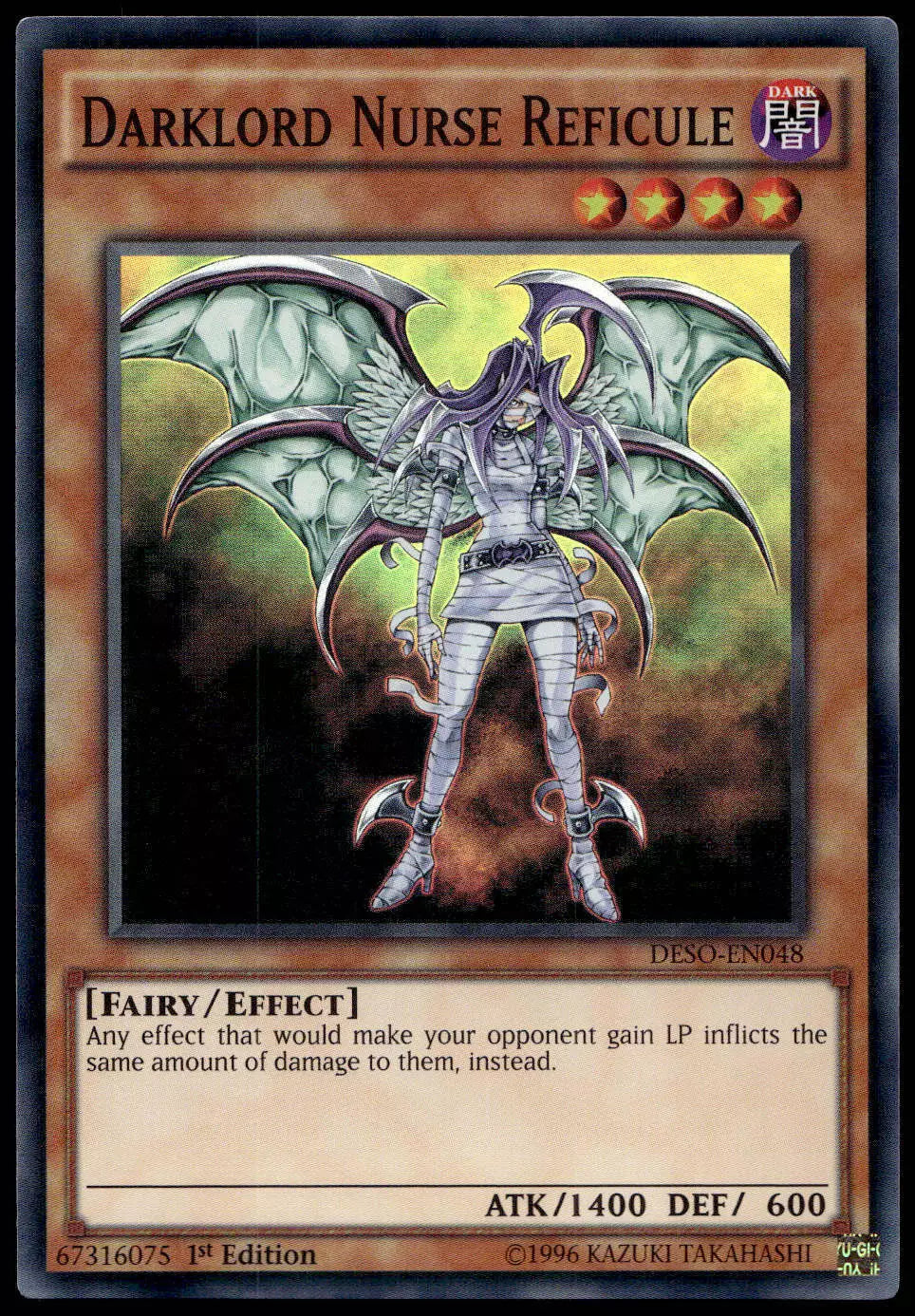 Yu-Gi-Oh! TCG - Darklord Nurse Reficule DESO-EN048