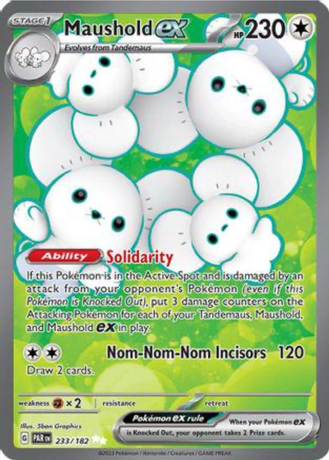Pokemon TCG - Maushold ex #233