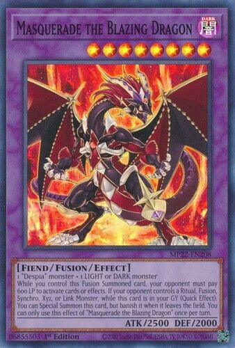 Yu-Gi-Oh! TCG - Masquerade the Blazing Dragon MP22-EN208