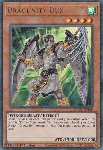 Yu-Gi-Oh! TCG - Dragunity Dux HAC1-EN149
